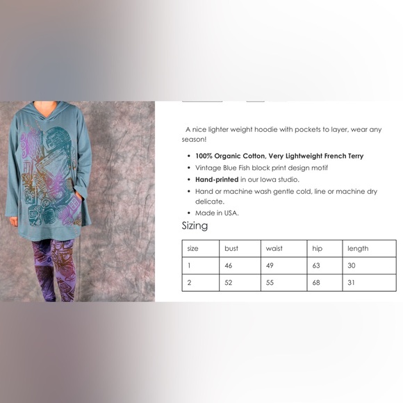 Blue Fish Frenchtown Hoodie in Delaware - Picture 3 of 3